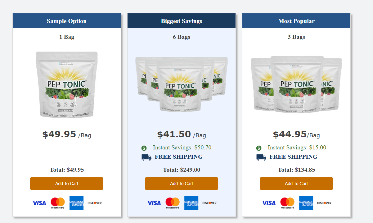 Advanced Bionutritionals Pep Tonic price