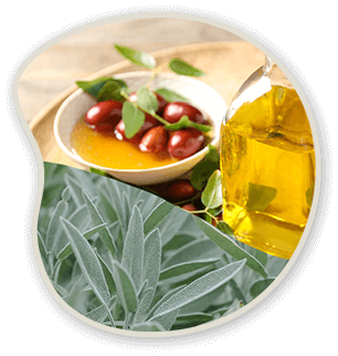 Jojoba Seed Oil and Sage Leaf Extract