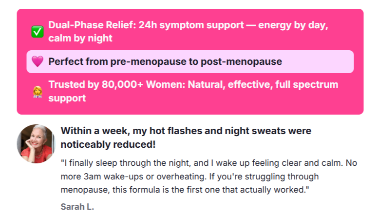 MenoMD+ Menopause Canada Customer Reviews