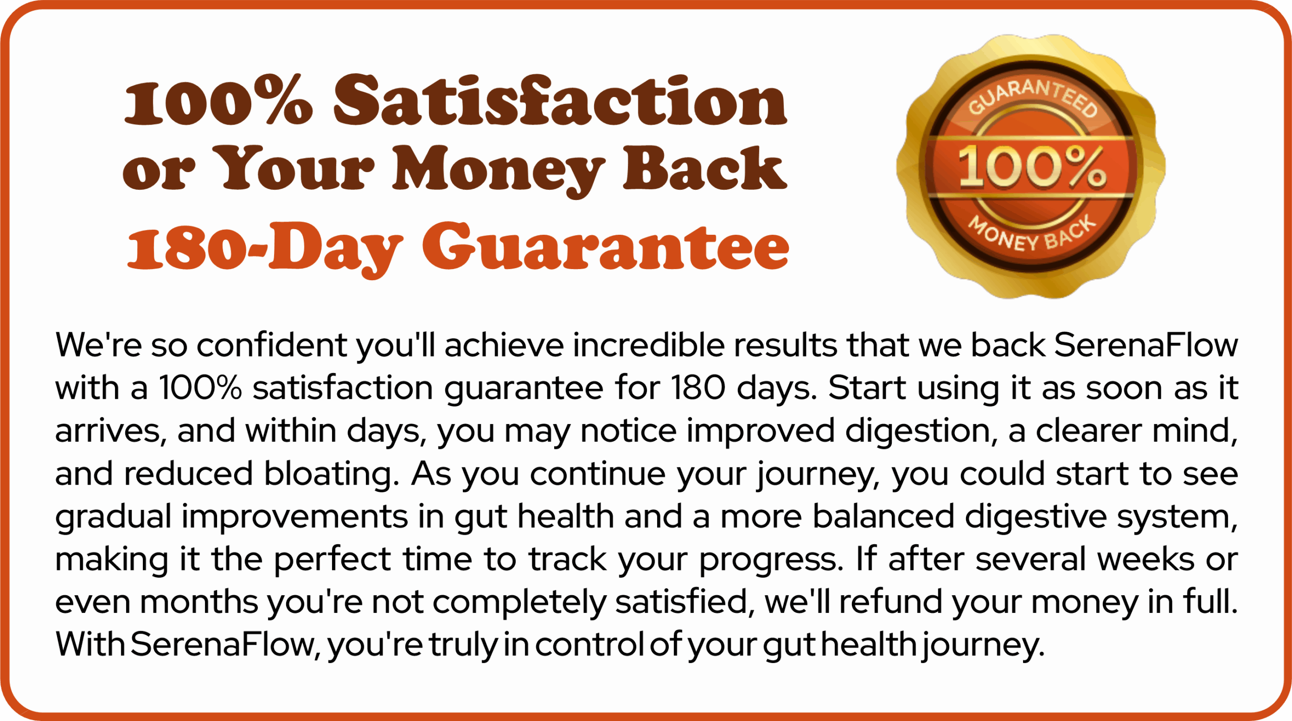 SerenaFlow Money Back