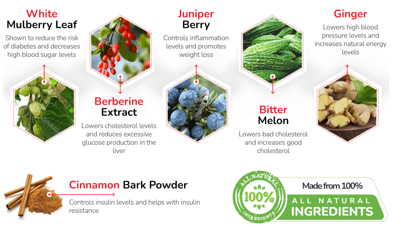 GlucoZen Blood Sugar UK - Ingredients