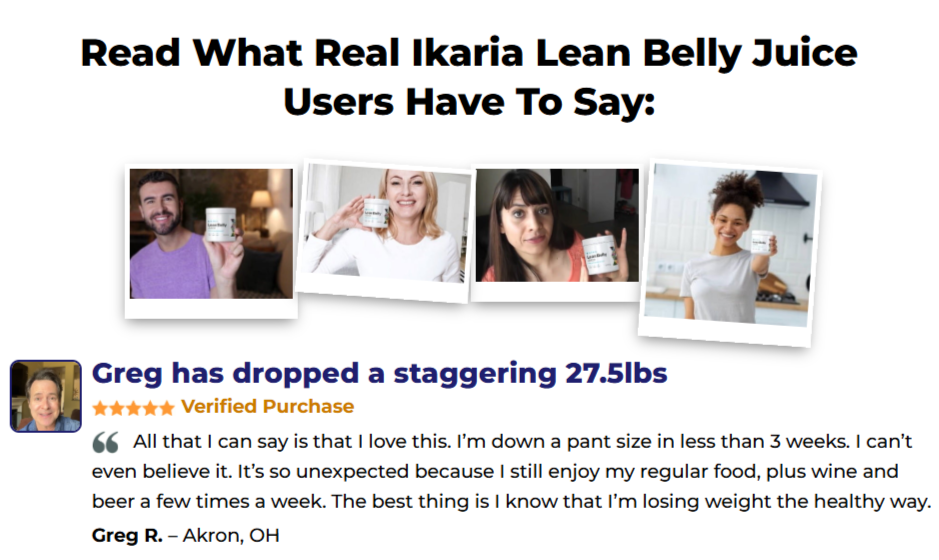 Ikaria-Lean-Belly-Juice-–Customer