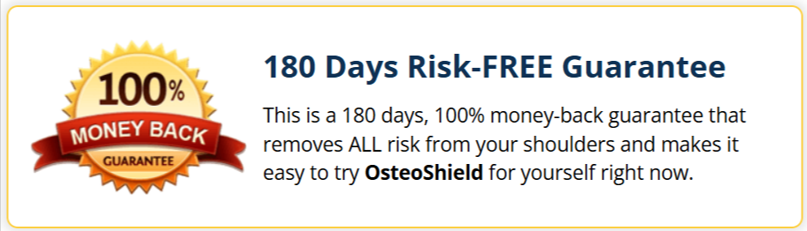 OsteoShield Money Back