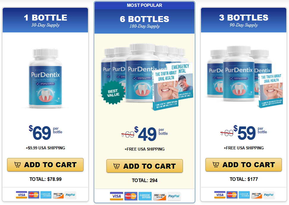 PurDentix-Pricing