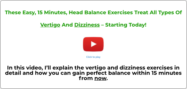 The Natural Vertigo and Dizziness Relief Exercise Program Reviews