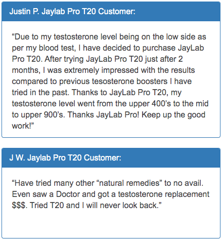 Jaylab Pro T20 Testimonials