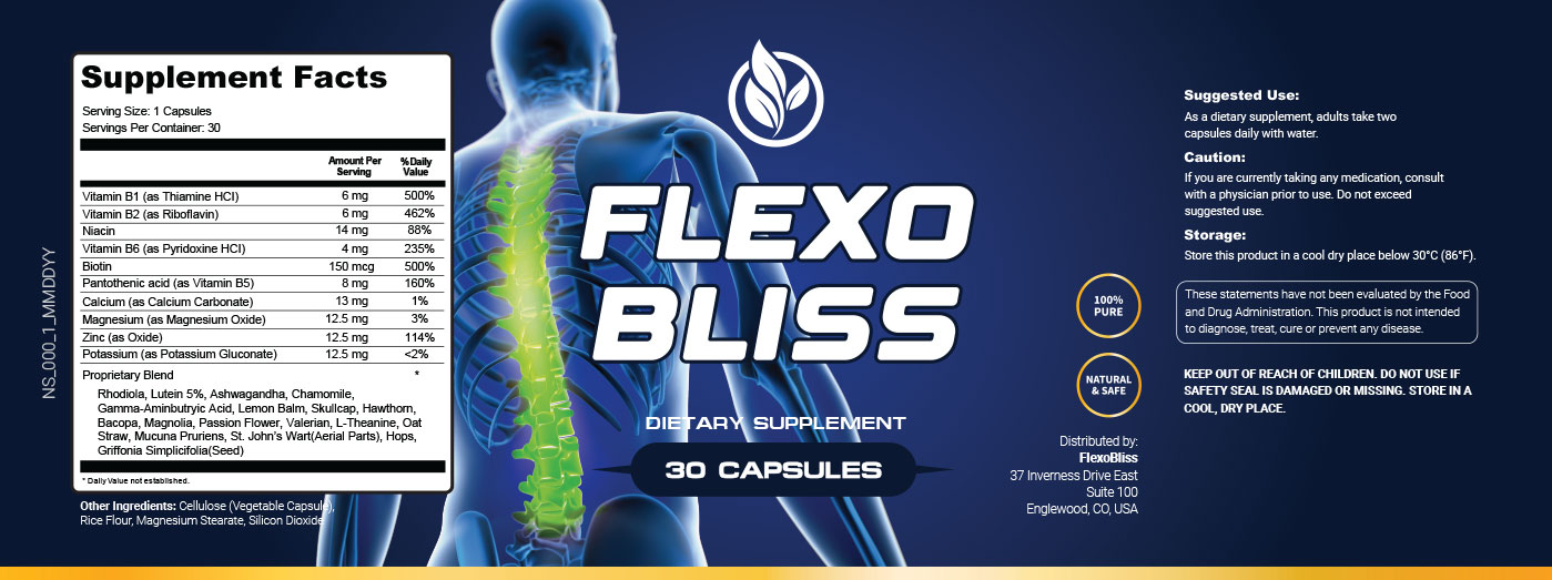 FlexoBliss Ingredients