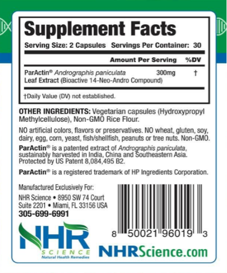 NHR Science ParActin Supplement