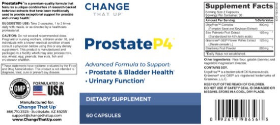 ProstateP4 Ingredients