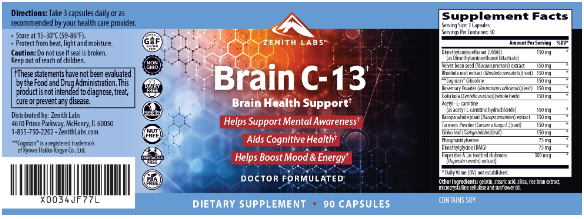 Brain C-13 Ingredients