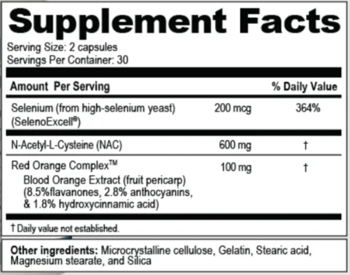 GRS Ultra Ingredients