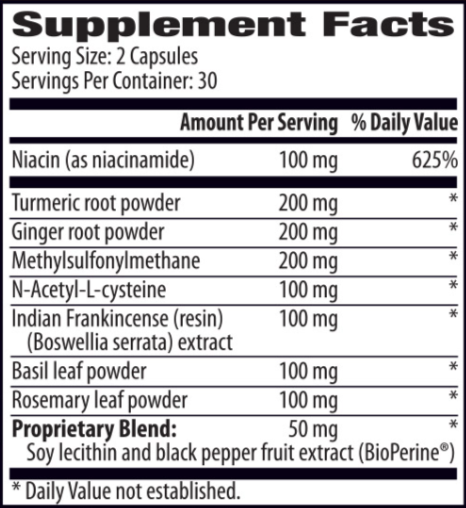 Joint N-11 Supplement Facts