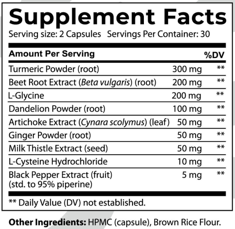 Liver Renew Ingredients