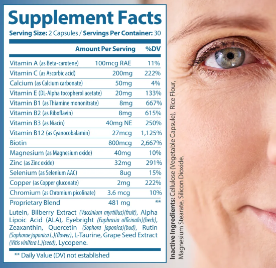 Clinical Effects Eye Health Ingredients