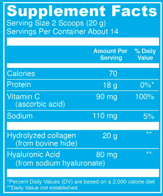 Vital Proteins Collagen Peptides Ingredients