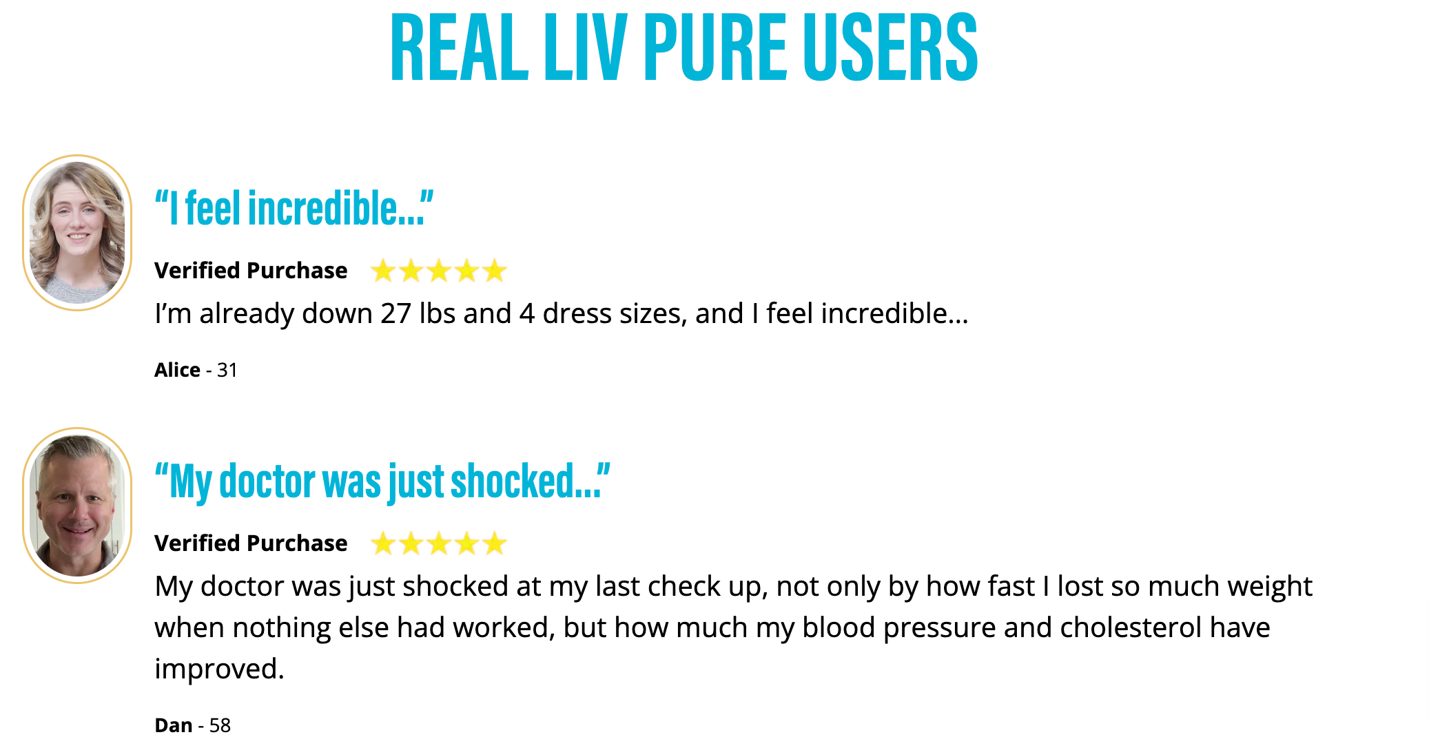 Liv Pure Real Users