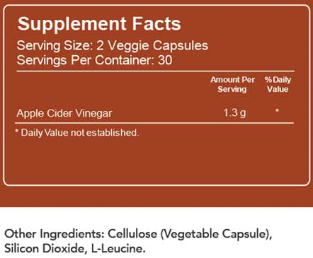 Prime Health Daily A.C.V.Burn Ingredients