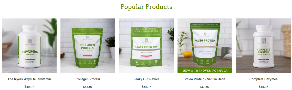 Amy Myers MD Supplements