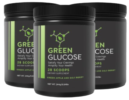 Green Glucose three bottles