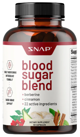 Snap Blood Sugar Blend single bottle