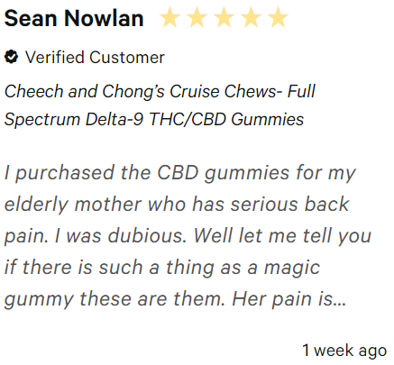 Cheech and Chong Cruise Chews Customer Reviews