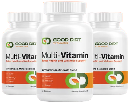 Good Dirt Multi-Vitamins Three Bottle