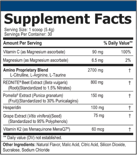 VenoPlus 8 Ingredients