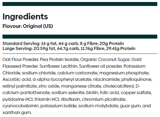 Rootana Ingredients