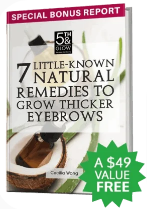 7 Natural Remedies For Thicker Eyebrows