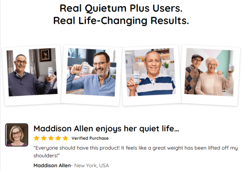 Quietum Plus Customer Reviews