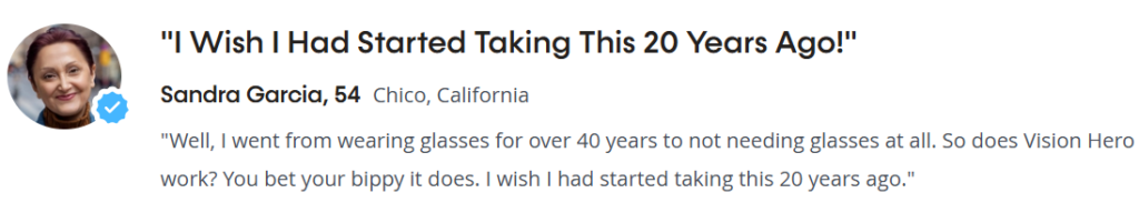 Vision Hero Customer Reviews
