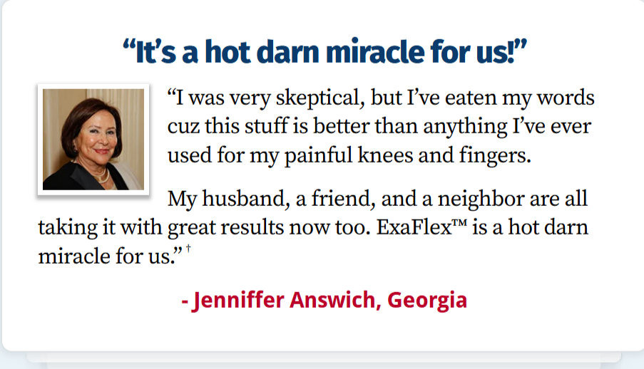 ExaFlex Customer Reviews