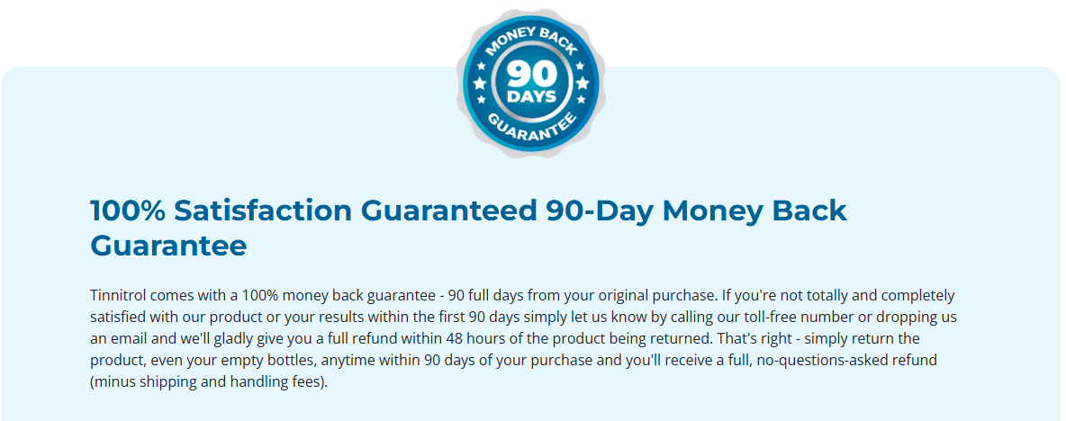 Tinnitrol Money Back