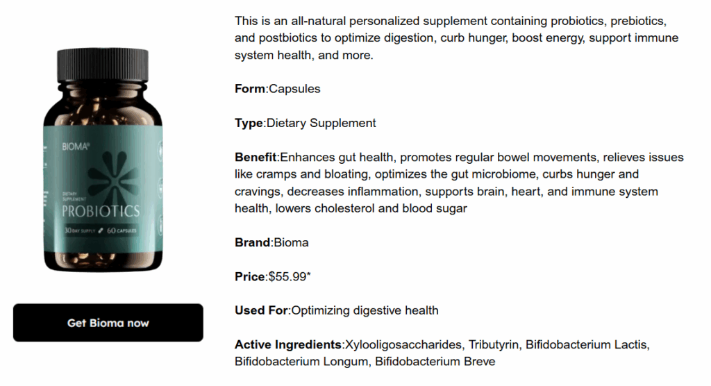 Bioma Probiotics Reviews 2