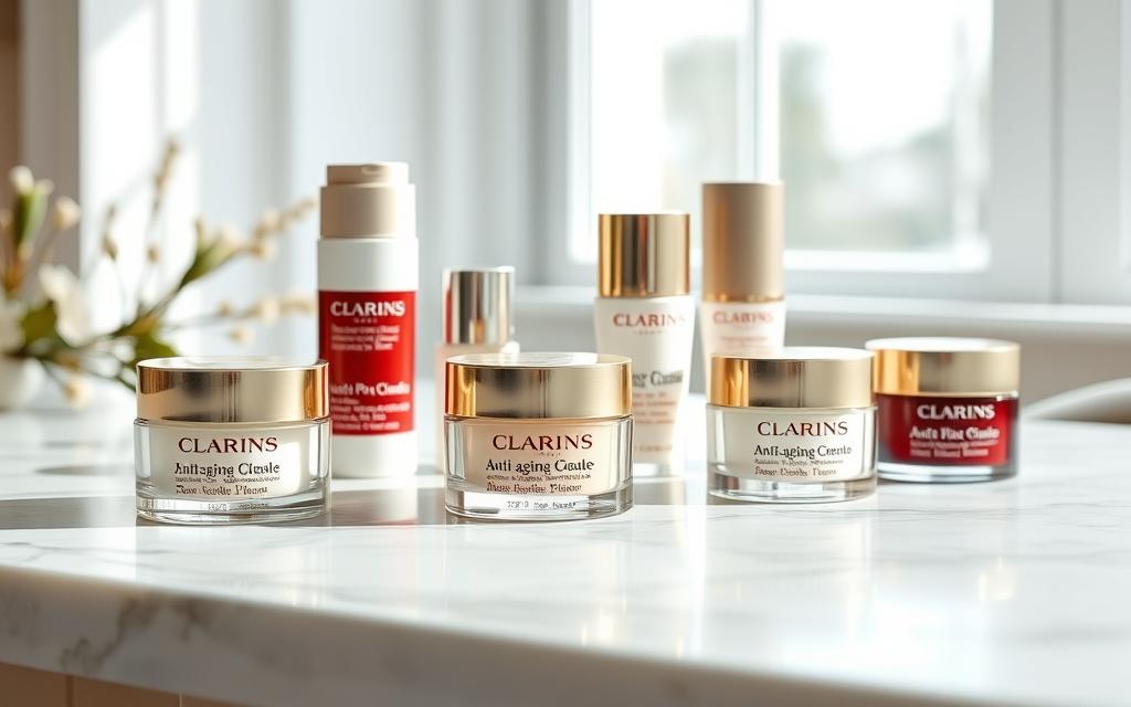 Clarins anti-aging creams