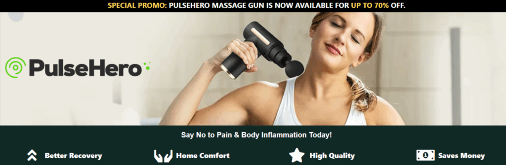 Get PulseHero Massage Gun Now!