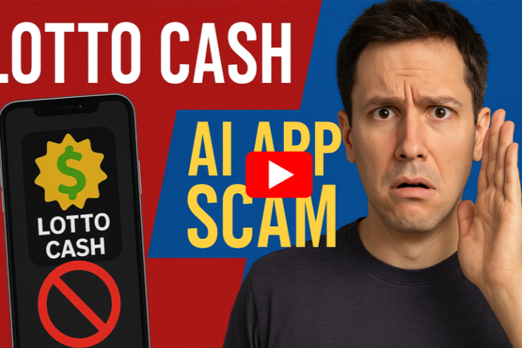 Lotto Cash AI App Scam video