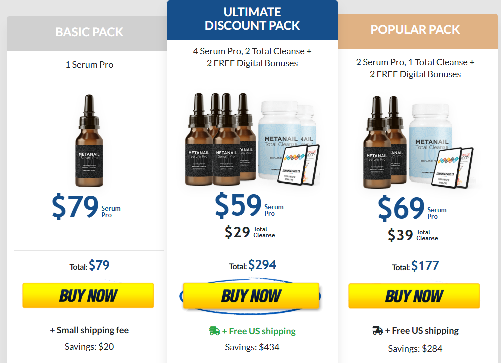 Metanail Serum Pro Pricing