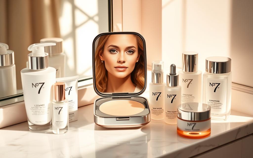 No.7 anti-aging skincare routine