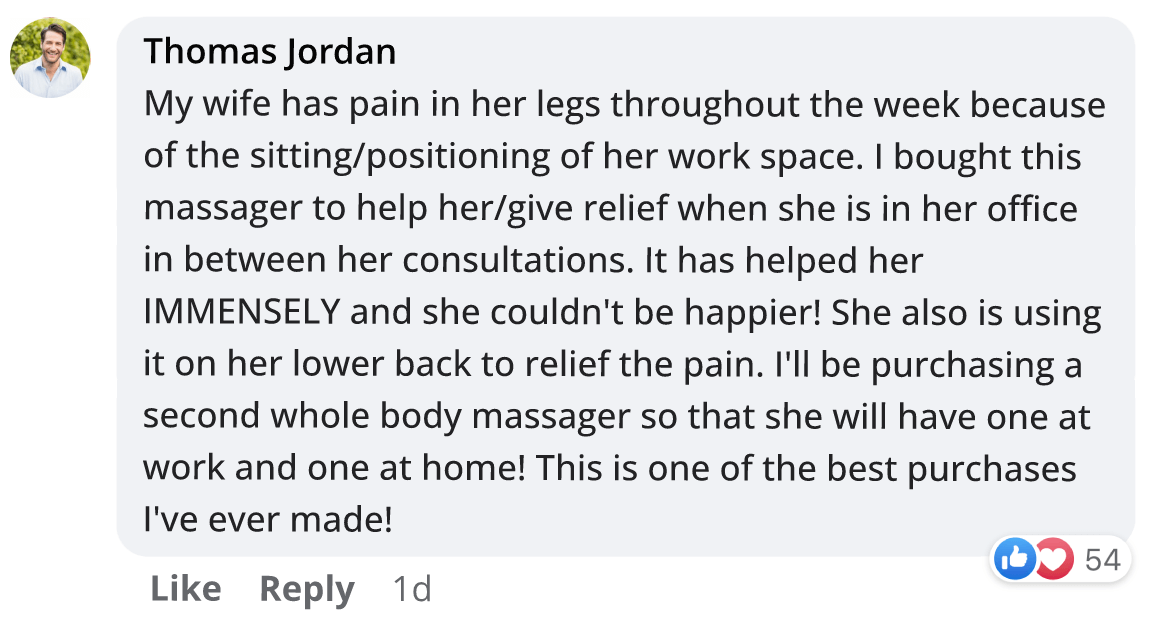 Nooro Whole Body Massager customer reviews