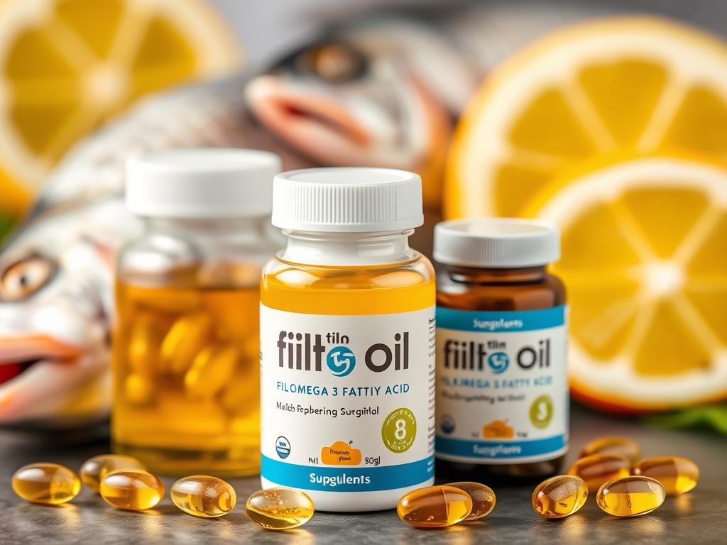 Omega-3 fish oil supplements and other fatty acid products