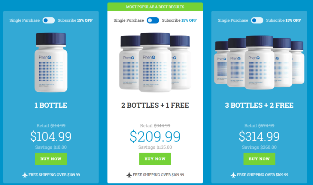 PhenQ-Pricing