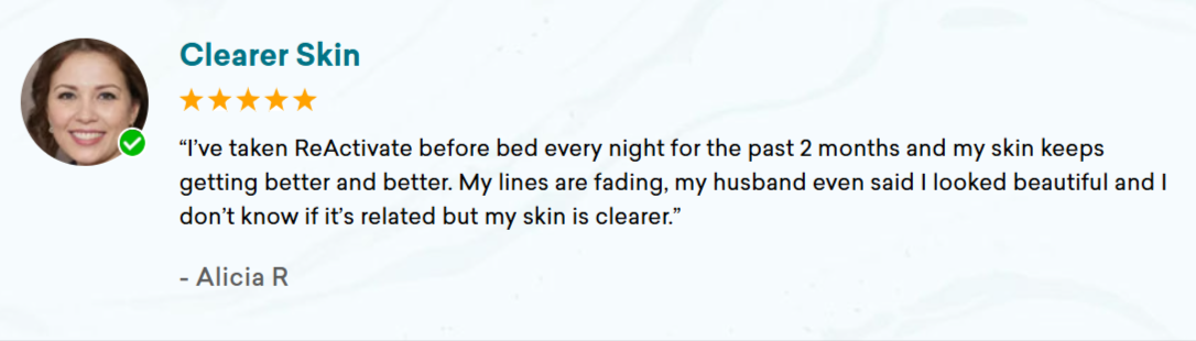 Reactivate Skin Care customer reviews