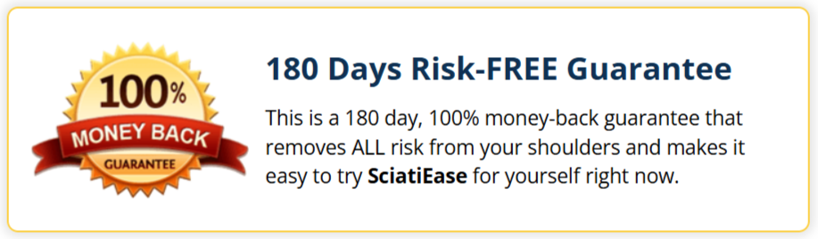 SciatiEase money back