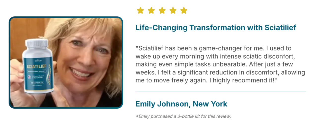 Sciatilief customer reviews