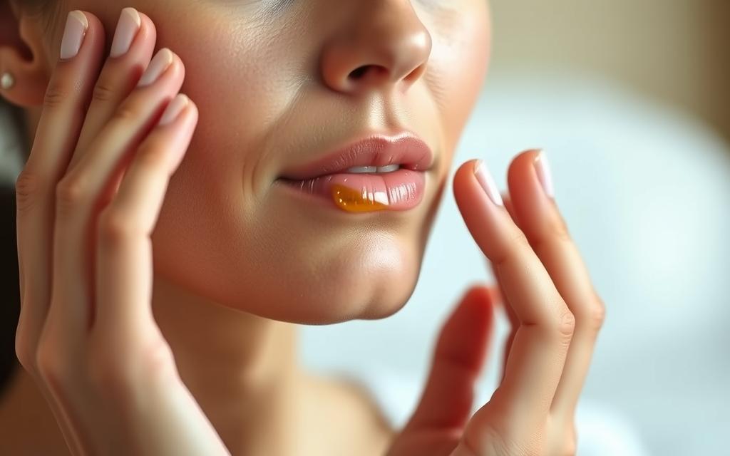 serum for aging skin application technique