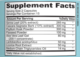 15 Day Cleanse Gut and Colon Support Supplement