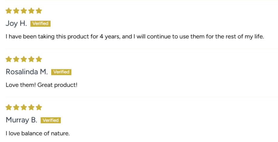 Balance of Nature Fruits & Veggies Customer Reviews