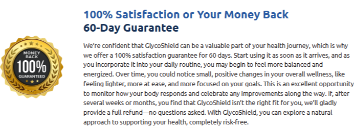 GlycoShield guarantee