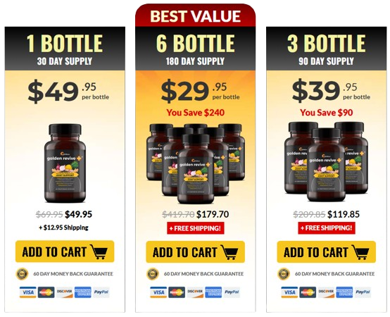 Golden Revive Plus Pricing